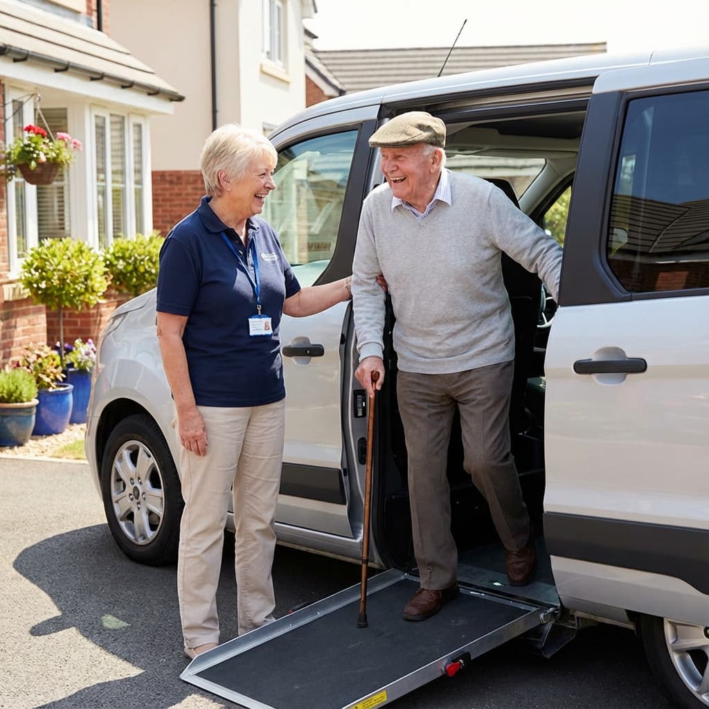 Travel Assistance - Specialized elderly care service by Dhanvantri Seva in Chennai